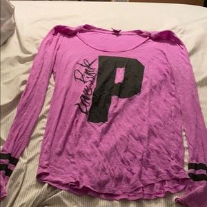 Pink long sleeve shirt